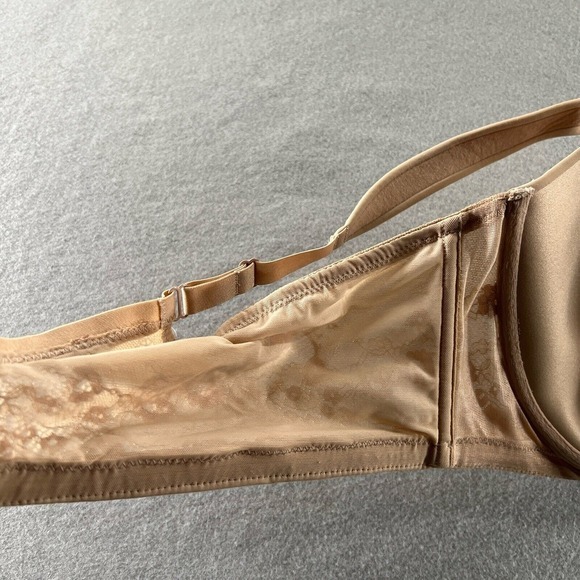 Leading Lady Bra Size 48D Nude Tan Underwire The Brigitte Lace T-Shirt 5214 - Picture 6 of 11